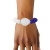 ZPB Sorority Blue White Pearl Glass Bead Bracelet(BCAM)