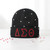 DST Sorority Pride Black Bling Winter Beanie Hat
