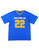 SGR OVERSIZED CHENILLE FOOTBALL JERSEY TEE_ROYAL BLUE  (  2Xl - 3XL ONLY )