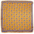 SGRHO Mustard Yellow and Blue Poodle Square Scarf
