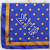 SGRHO Blue Yellow Polka Dot Square Sorority Scarf