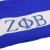 ZPB Sorority Blue White Stripe Fold Beanie Hat