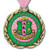 AKA Graduate Medallion With Pink Ribbon