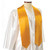 Plain Gold 72" Graduation Stole  (DIY Ready)