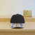 SGRHO Black Canvas Greek Brim Baseball Cap