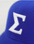 PBS LETTER BALL CAP_BLUE