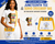SGRho Clear  Crossbody Bag &  White Unisex Juneteenth T shirt Bundle