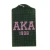 AKA Green Sparkle Sorority Pride ID Badge Holder (BCAM)