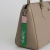 AKA Green Canvas Embroidered Wristlet Strap Clip(BCAM)