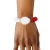 DST Sorority Red White Pearl Glass Bead Bracelet(BCAM)