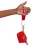 DST Red Nylon Wristlet Strap Mini Pouch(BCAM)