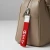 DST Red Canvas Embroidered Wristlet Strap Clip(BCAM)