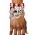 DST Red White Silver Elephant Charm Bracelet Set(BCAM)