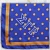 SGRHO Blue Yellow Polka Dot Square Sorority Scarf(BCAM)
