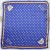SGRHO Blue Yellow Polka Dot Square Sorority Scarf(BCAM)