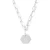 Sigma Gamma Rho Necklace- Silver Paperclip Style with SGR Pendant(BCAM)