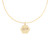 SIGMA GAMMA RHO PAPERCLIP NECKLACE WITH SGR SORORITY PENDANT(BCAM)