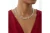 DST Sorority Silver Chain Greek Letter Necklace