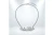 DST Winged Bling Pendant Silver Chain Necklace