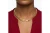 DST Sorority Gold Chain Greek Letter Necklace