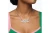 AKA Heart Bling Pendant Silver Chain Necklace