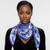 ZPB Blue and White Dove Square Sorority Scarf(BCAM)