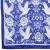 ZPB Blue and White Dove Square Sorority Scarf(BCAM)