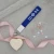 ZPB Blue Canvas Embroidered Wristlet Strap Clip(BCAM)