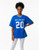ZPB OVERSIZED V-NECK FOOTBALL JERSEY TEE_ROYAL_BLUE   ( 4XL  ONLY )(BCAM)