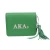 AKA Sorority Green Tassel Keychain Zipper Wallet(BCAM)