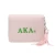AKA Sorority Pink Tassel Keychain Zipper Wallet(BCAM)