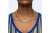 SGRHO Sorority Gold Chain Greek Letter Necklace