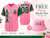 AKA  PINK BASEBALL JERSEY + FREE BUCKET HAT
