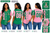 AKA  GREEN BASEBALL JERSEY + FREE BUCKET HAT