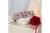 DST Clear Red Rhinestone Black Stretch Headband