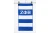 ZPB Blue and White Stripe Hand Towel