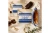 ZPB Faded Blue White Raffia Embroidered Pouch Bag