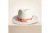 DST Gold Letter Red Scarf Banded Ivory Fedora Hat