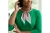 AKA Pink Green Stripe Scarf Magnet Choker Necklace
