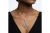 AKA Ivy Leaf Rhinestone Pendant Chain Necklace