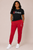 DST Elite Red Trainer Sweatpants + FREE "Fortitude" Tee