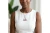 DST Delta Pyramid Greek Bling Pendant Necklace