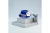ZPB Greek Blue Hat Brooch with White Flower
