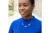 Zeta Phi Beta Silver Script Chain Necklace