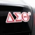 Delta Sigma Theta Greek Letter Car Bumper Magnet