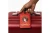 DST Red Faux Leather 2 Pcs Luggage Tag Set