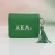 AKA Green Tassel Keychain Zipper Wallet Updated