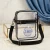 Zeta Phi Beta Clear Rhinestone Stadium Bag