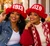   Red Crochet Ruffle Bucket Hats