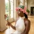 AKA Pink Greek Crochet Ruffle Bucket Hat